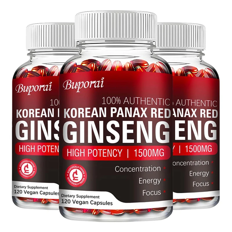 Ginger Tea - Les capsules de ginseng Panax rouge