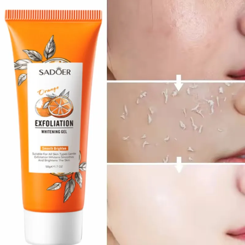 Echinacea - Gel exfoliant Orange pour le visage,