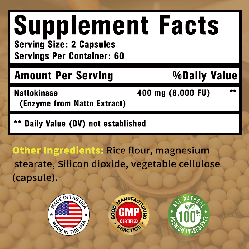 Nattokinase - Maintaine l'équi - Herbal Supplement avis et prix
